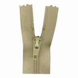 General Purpose Closed End Zipper 23cm (9″) - Light Beige - 0023573