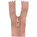 Fermeture à glissière tout usage à bout fermé 55cm (22″) Rose - 0055301
