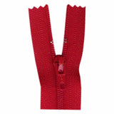 Fermeture à glissière tout usage à bout fermé 55cm (22″)  ROUGE - 0055519