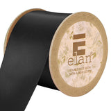 Ruban satin double face 50mm x 3.5m (rouleau) - noir  - ELAN - 2150050