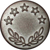 Boutons à jeans sans couture - argent antique 5 Stars - 6mcx. - 20mm (3⁄4″) - Unique 3033295