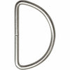 Boucles en D métalliques - 25mm (1″) - argent - 4 mcx.  UNIQUE SEWING 3036582