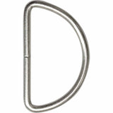 Boucles en D métalliques - 25mm (1″) - argent - 4 mcx.  UNIQUE SEWING 3036582