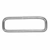 Anneaux rectangulaires - 25mm (1″) - argent - 4 mcx.  UNIQUE SEWING  3036731