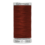 Fil rouge profond 200m - 100% coton 12wt - Gutermann - 40362143