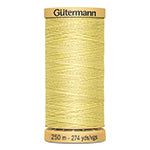 Fil Jaune Pâle 250m - 100% coton  - Gutermann - 4051370