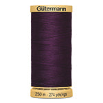 Fil Aubergine- 250m 100% coton  - Gutermann - 4056170