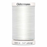 Fil Blanc  500m - Tout usage -100% Polyester - Gutermann - 4500020