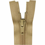 Fermeture à glissière pour vêtements sport séparable un sens 65cm (26″) Beige Clair 6065573