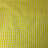 Taffetas carreaux jaune - 99250026