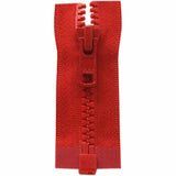 Fermeture à glissière pour vêtements sport séparable 70cm (28″) - Rouge vif - 6470519