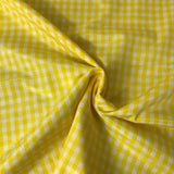 Taffetas carreaux jaune - 99250026