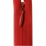 Fermeture à glissière invisible à bout fermé 55cm (22″) Rouge vif - 8055519