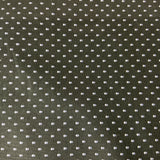 Morocco Blues , popeline extensible noir pois gris et blanc 4418902