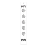 Boutons 2 trous  13 mm. Blanc - Button Basics  BB4211G