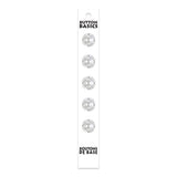BUTTON BASICS Boutons 2 trous - 13mm  - 5 unités  BB4235G