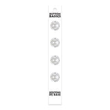BUTTON BASICS Boutons 2 trous - 15mm  - 4 unités  BB4236g