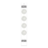BUTTON BASICS Boutons 2 trous - 18mm  - 4 unités  BB4238g