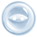 Boutons Basics 2 trous 11 mm   3/8po Bleu  6 unités  BB4303g