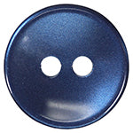 Boutons Basics 2 trous 14 mm 1/2po Bleu nuit - 5 unités BB4324G