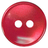 Boutons Basics 2 trous 14 mm 1/2po Rose fuchsia - 5 unités BB4329g