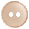 Boutons 2 trous 14 mm. Champagne - Button Basics  BB4358G