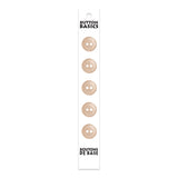 Boutons 2 trous 14 mm. Champagne - Button Basics  BB4358G
