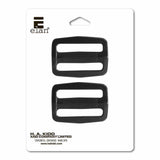 Boucle coulissante ELAN  38mm (1.5po) noir - Elan - BU5886V