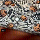 100% coton ligné Halloween ( Timeless treasure  ) C8109