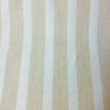 Tissé de lin coton   Lignes couleur naturel 125200