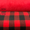 Polar  fleece anti-peluche uni rouge brique - 85769