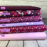 100% coton LIBERTY mini fleurs roses fond bourgogne ( botanical jewel  ) 01666820A