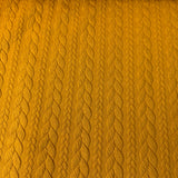 Torsadé matelassé vertical jaune or (cable fable) 42518ja