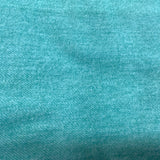 Coupon 80cm jersey Coton \ élasthanne imitation sergé turquoise  (vendu tel quel)