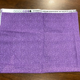 Coupon 70cm x 54cm 100% coton leopard violet  (vendu tel quel)