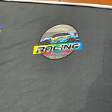 Coupon 148cm  x 60cm FRENCH TERRY panneaux auto de course  (vendu tel quel)