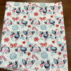 Coupon 40cm popeline coton noël fond blanc (vendu tel quel)