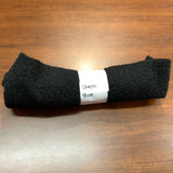 Coupon 40 cm sherpa noir  (vendu tel quel)