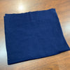 Coupon 48cm rib synthetique bleu  (vendu tel quel)