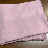 Coupon 2m jersey bambou côtelé vieux rose (vendu tel quel)