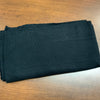 Coupon 83cm jersey gauffré noir (vendu tel quel)