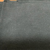Coupon 83cm jersey gauffré noir (vendu tel quel)