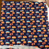 Coupon 35cm jersey coton \ elasthanne caravan (vendu tel quel)