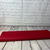 Vintage tissu glacé rouge- 99250002