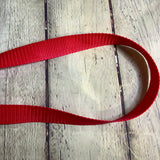 Sangle 25mm  ( 1po ) - rouge  730008