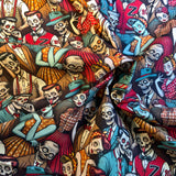 100% coton Zombi rétro ( Timeless treasure  ) CD4137