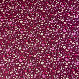 100% coton LIBERTY mini fleurs roses fond bourgogne ( botanical jewel  ) 01666820A