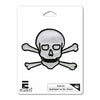 Appliqué crâne argent 75mm - Elan UM6284B