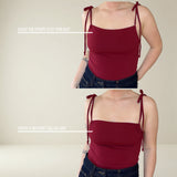 DR001 - 3 en 1 Robes doublées + camisole en tricot avec bretelles ajustables et volants