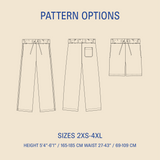 Loose Linen Pants Sewing pattern Wardrobe By Me